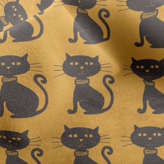 Evil Face Black Cat Micro Fleece