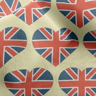 Union Jack Heart Micro Fleece