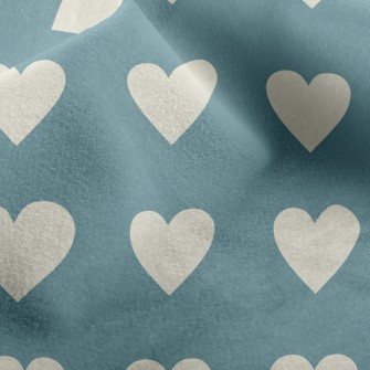 Simple Arrangement Of Hearts Micro Fleece