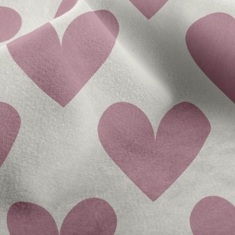Popular Cute Big Heart Micro Fleece