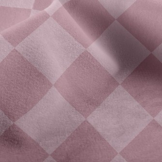 Two-Color Geometric Rhombus Micro Fleece