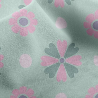 Cute Bicolor Petals Micro Fleece