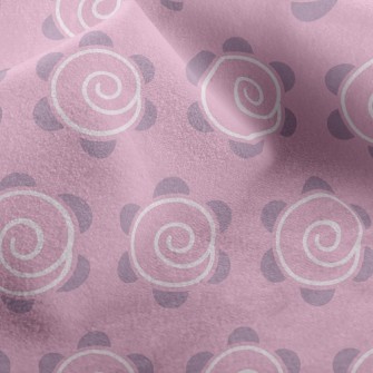 Swirl Dot Florets Micro Fleece