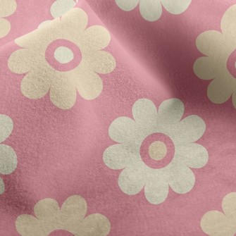 Small Round Flower Micro Fleece
