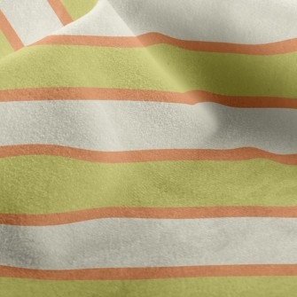 Simple Two-Color Stripes Micro Fleece