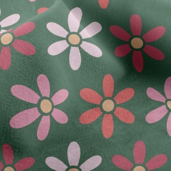 Beautiful Colorful Flowers Micro Fleece