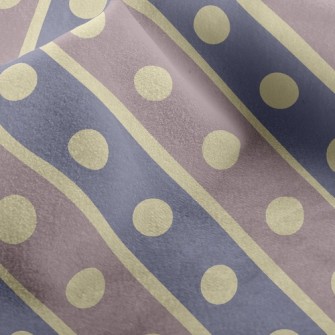 Cool Color Diagonal Stripes Micro Fleece