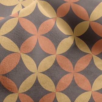 Two-Color Petal-Shaped Floral Micro Fleece