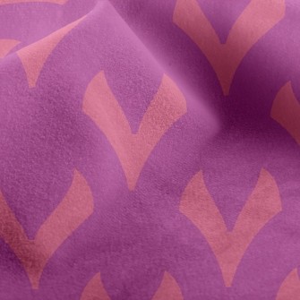 Geometric Heart Micro Fleece