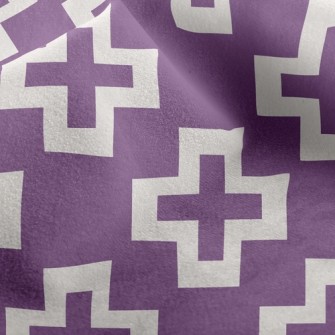 Psychedelic Cross Print Micro Fleece