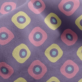 Two-Color Square With Dots Micro Fleece