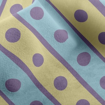 Polka Dot Lines Micro Fleece