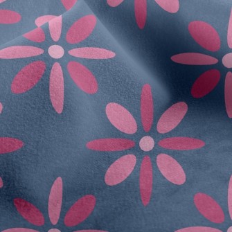 Playful Big Pink Flower Micro Fleece