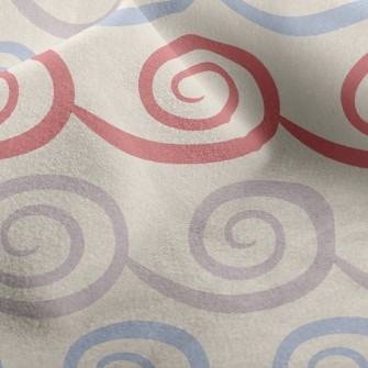 Tricolor Cirrus Clouds Micro Fleece