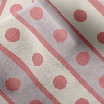 Polka Dot Twill Micro Fleece