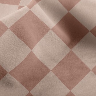 Checkerboard Rhombus Micro Fleece