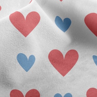 Lively Two-Color Love Micro Fleece