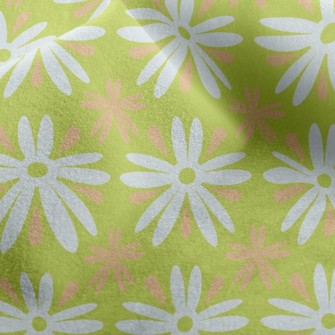 Elegant Little White Flowers Micro Fleece