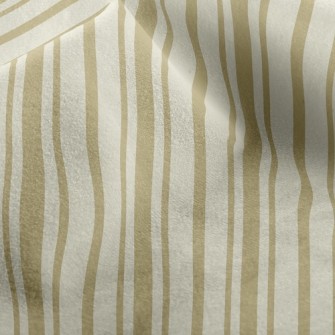 Thick And Thin Deformed Stripe Micro Fleece