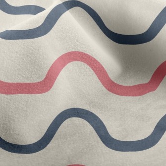 Two-Color Wave Micro Fleece