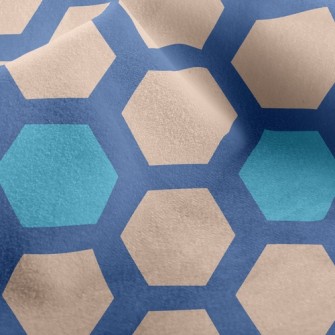 Honeycomb Hexagonal Micro Fleece