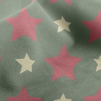 Fashion Two-Color Star Micro Fleece