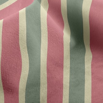 Christmas Straight Stripes Micro Fleece