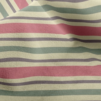 Christmas Horizontal Stripes Micro Fleece