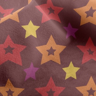 Colorful Hollow Stars Micro Fleece