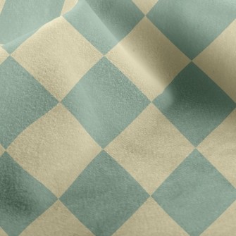 Checkerboard Rhombus Micro Fleece