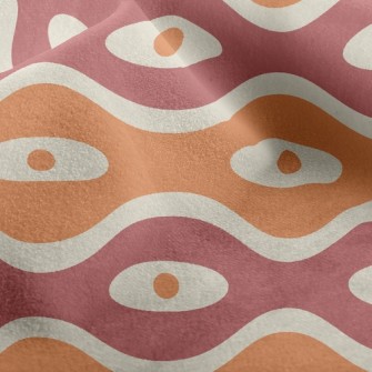 Dot Ellipse Wave Micro Fleece