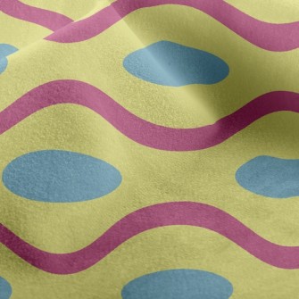 Psychedelic Waves Micro Fleece