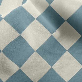 Checkerboard Rhombus Micro Fleece