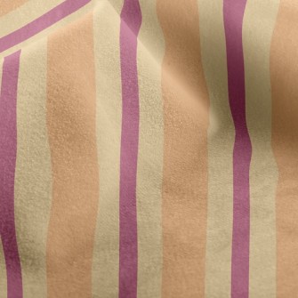 Two-Color Stripes Micro Fleece
