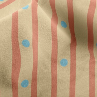 Dotted Lines Micro Fleece