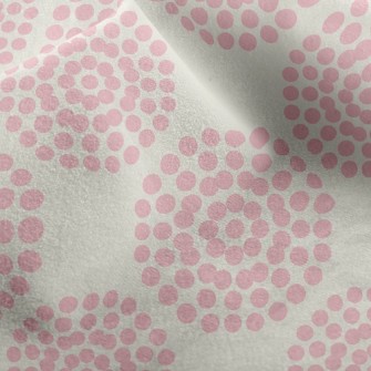 Dot Combination Flowers Micro Fleece