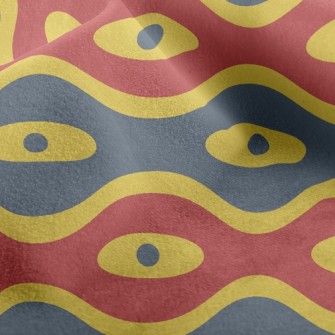 Psychedelic Waves Micro Fleece