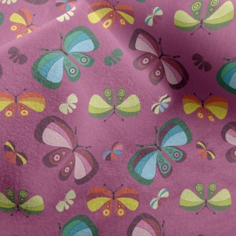 Beautiful Butterfly Family Micro Fleece