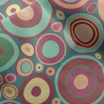 Overlapping Dots Micro Fleece