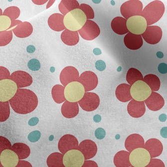 Vibrant Little Flower Micro Fleece