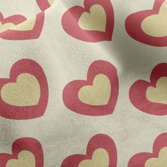Stacked Hearts Micro Fleece
