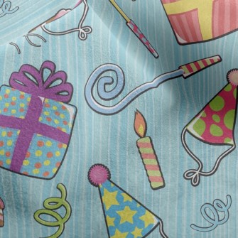 Happy Birthday Party Micro Fleece