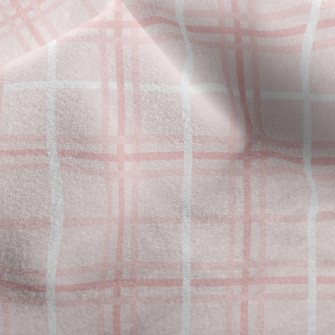 Pink Simple Lines Micro Fleece