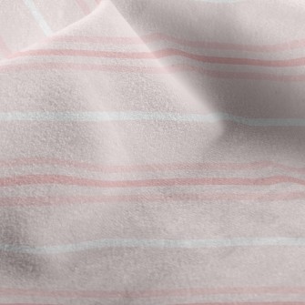 Elegant Style Horizontal Strip Micro Fleece