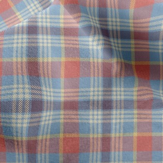 Red And Blue Plaid Pattern Micro Fleece