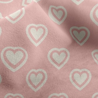 Mini Double Heart Micro Fleece