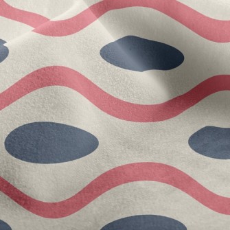 Polka Dot Wave Micro Fleece