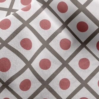 Checkered Dots Micro Fleece