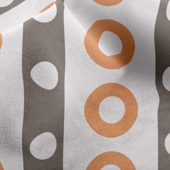 Polka Dot Stripes Micro Fleece