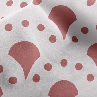 Scalloped Dots Micro Fleece